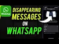 Download Lagu How to Send Disappearing Messages on Whatsapp