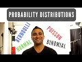 Probability Distributions A-Z Normal vs Standard Normal vs Poisson vs Binomial vs Bernoulli