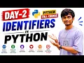 Day-2 Python Identifiers in Telugu Python Full Course Learn Python for Beginners