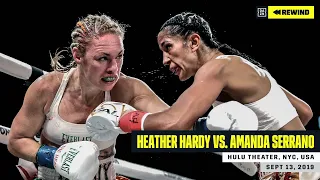 FULL FIGHT Heather Hardy vs Amanda Serrano DAZN REWIND