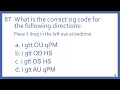 PTCB PTCE Practice Test Question 87 - Sig Code Interpretation Pharmacy Technician CPhT Test Prep