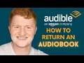 How to Return a Book on Audible Tutorial