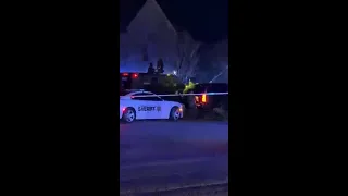 WATCH Law enforcement at a standoff in Johnston County Randall Edge