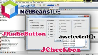 Netbeans 15 Programming JRadioButton and JCheckBox
