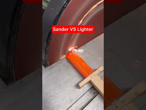 Sander VS Lighter #sandervs #lighter #satisfying
