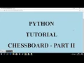 PYTHON - CHESSBOARD