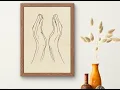 Transform Your Space with Minimalist Silent Prayer Art - Calm Sacred Vibes for Your Home