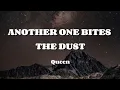 Lagu Queen - ANOTHER ONE BITES THE DUST (Lyrics Video)