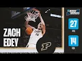 Zach Edey powers to 27 points 14 rebounds in Sweet 16 win over Gonzaga