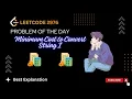 2976 Minimum Cost to Convert String I Graph Floyd-Warshall Leetcode POTD Explained