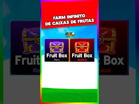 O NOVO FARM DE CAIXAS DE FRUTAS INFINITAS NO BLOX FRUITS! #bloxfruits #roblox