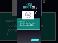 Border Radius CSS tutorial CSS Rounded Border