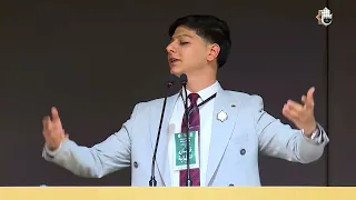   المسابقة الوطنية الثامنة لفن الخطابة خطبة الفائز بالمركز الثالث دندنها