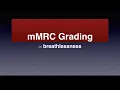 mMRC grading scale modified medical reasearch council scale