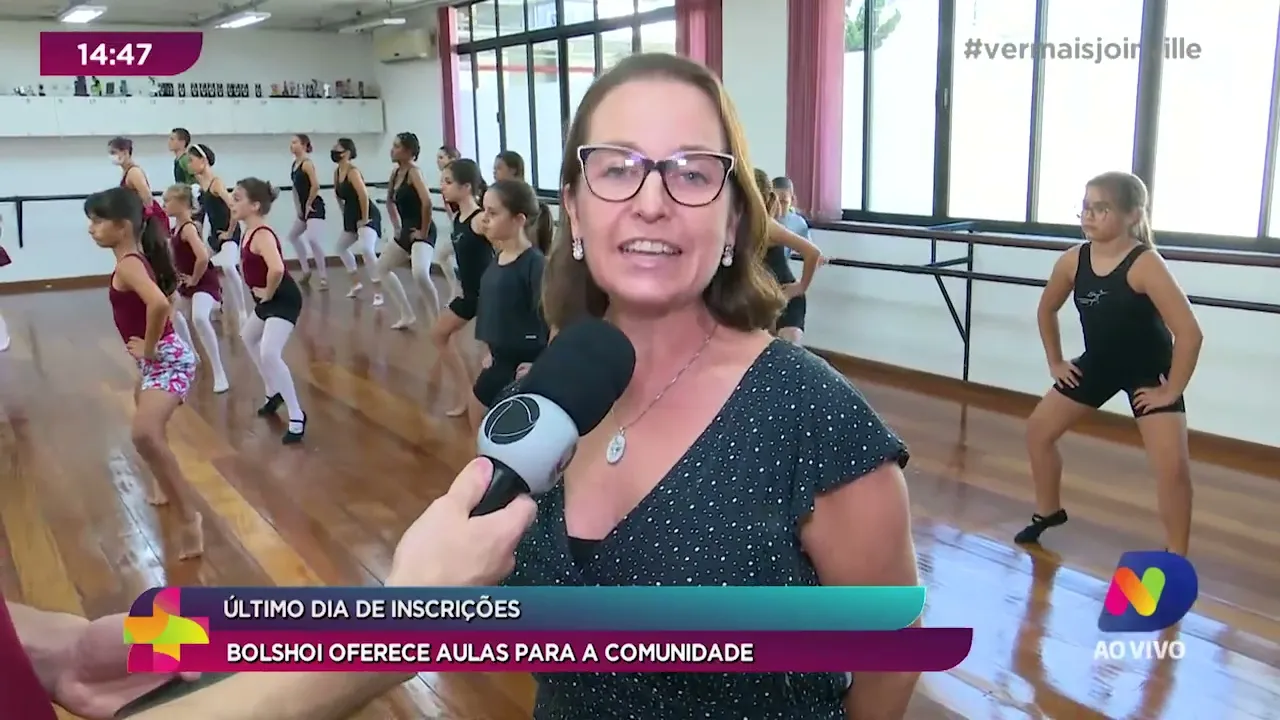 Escola Municipal de Ballet: atividades nesta quarta e quinta feira em Joinville