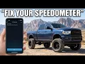 Bigger Tires Update Your Speedometer with Auto Agent 3
