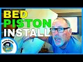 Gas Piston RV Bed Lift Strut Install - RV Upgrades