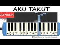Lagu Aku Takut not pianika