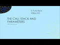 The Call Stack and Passing Parameters by Value - CLion Version C Functions