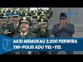 MERINDING! Prabowo Sampai Berdiri dan Hormat Lihat Yel-yel dari 2.000 Perwira TNI-Polri