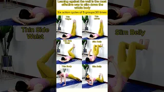 Full Body Weight Loss Wall Pilates Workouts Pilates Weightloss Shorts 