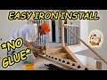 IRON BALUSTER INSTALLATION EASY DIY RE-SECURE NO GLUE MEASURE CUT INSTALL STAIRCASE UPDATE