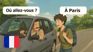 Learn French with Daily Conversations | 10 Useful French Dialogues on a Trip (A1-A2)
