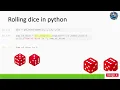 Lecture 8 Outcomes and Random Variables in Python Discrete vs Continuous Dice Game Simulation