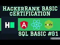 HackerRank SQL Basic Certification