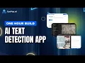 Build an AI Text Detection App in 1 Hour Extract Text from Images