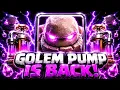 GOLEM PUMP IS BACK 95 WIN RATE on TOP LADDER Best Golem Deck 2026