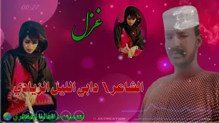 غزل الشاعر دابي الليل الزيادي 