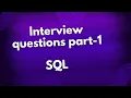 Interview Questions Part-1 SQL Tutorial Learn dotnet