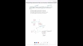 Interpreting statements that use Function Notation in terms of a context F-IF A 2