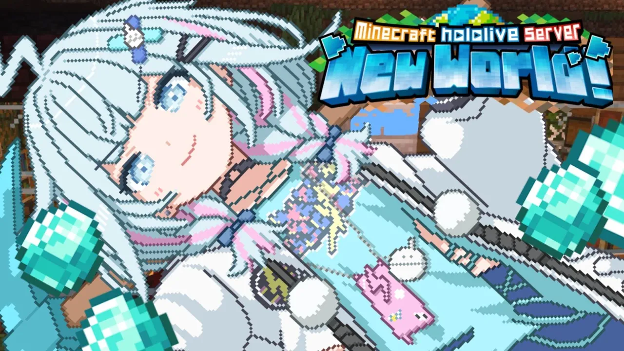 【Minecraft 】今日はまったりダイヤ掘り【水宮枢／FLOW GLOW】#hololiveDEV IS