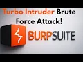 Tutorial 09 - Brute Force Login Using Turbo Intruder in Burp Suite Complete Tutorial