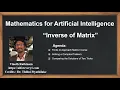 Machine Learning Tutorial Python Mathematics 14 How to Solve Inverse of Matrix Shortcut Trick