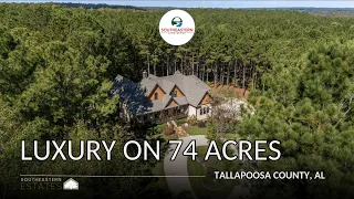 Estate Home on 74 Acres Near Lake Martin Tallapoosa County Alabama