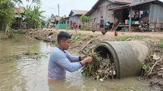 This Culvert Was Completely Blocked – Watch the Cleanup