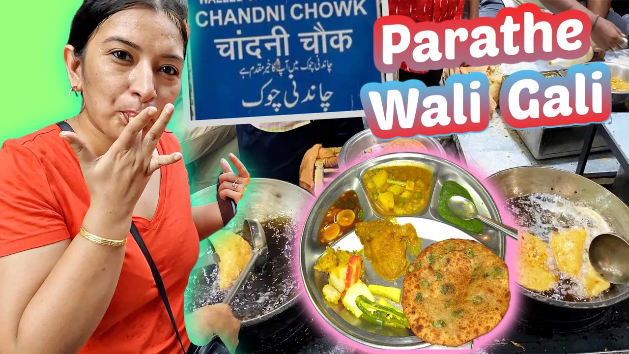 Most Famous DELHI STREET Food - Chandni Chowk Vlog     CookWithNisha