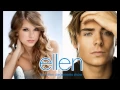 Taylor Swift Zac Efron - Pumped Up Kicks Ellen Version on The Ellen Show