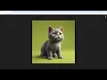 Custom Wall Clock with AI PLUS PRINT in Just One Minute 3D Render British Shorthair