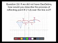 Reflecting Over a Vertical Line in the Coordinate Plane