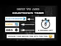 How to add COUNTDOWN Timer to EASYWORSHIP VMIX OBS