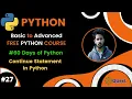 Day-27 60 Days of Python Continue Statement in Python Differences rashakil