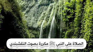 الصلاة على النبي ﷺ مكررة بصوت النقشبندي دندنها