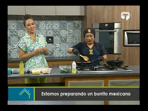 Estamos preparando un burrito mexicano