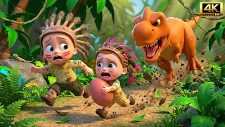 Baby & Johny’s Dinosaur Jungle Adventure Ride 🦖🚙 | Funny Dino Chase | BST Dino Adventure