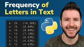 Count Occurrences of Letters in With Python Frequency of Letters in String in Python