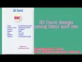 Id card design using html and Css Designed By Mr Mohammad Shah